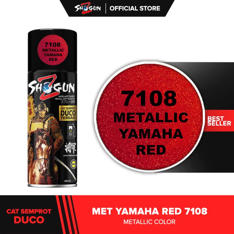 Metallic Yamaha Red 7108