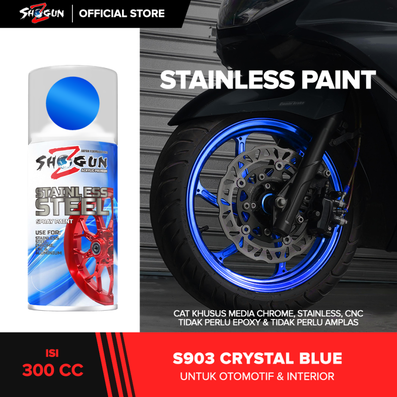 Stainless Steel Paint Crystal Blue S903