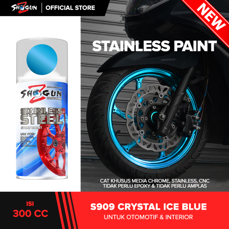 Stainless Steel Paint Ice Blue S909