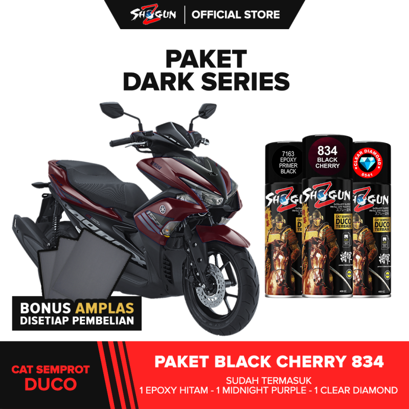 Paket Black Cherry 834 + Clear Diamond 8541