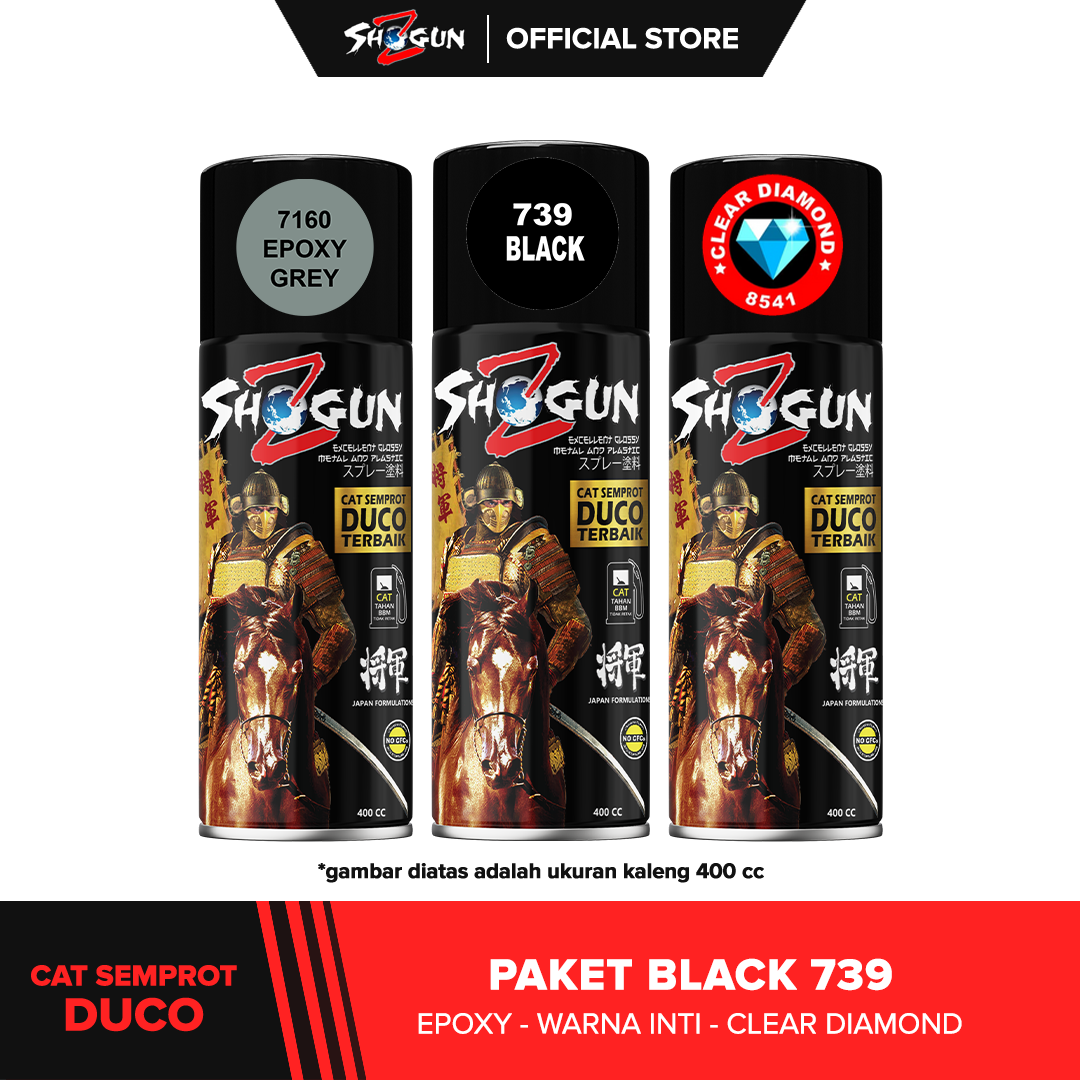 Paket Black Glossy 739 + Clear Diamond 8541