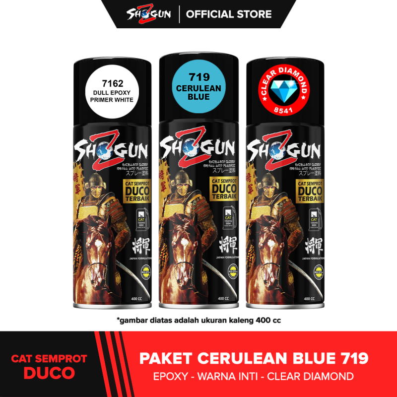 Paket Cerulean Blue 719 + Clear Diamond 8541