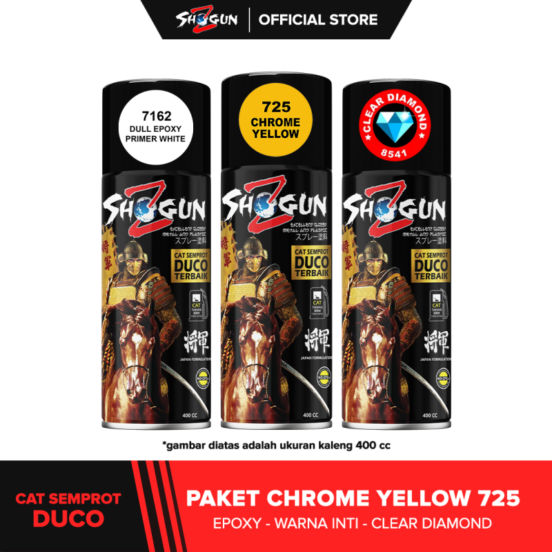 Paket Chrome Yellow 725 + Clear Diamond 8541