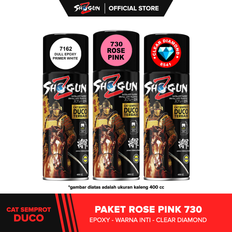 Rose Pink 730 + Clear Diamond 8541